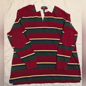 Daniel Cremieux Striped Rugby Polo